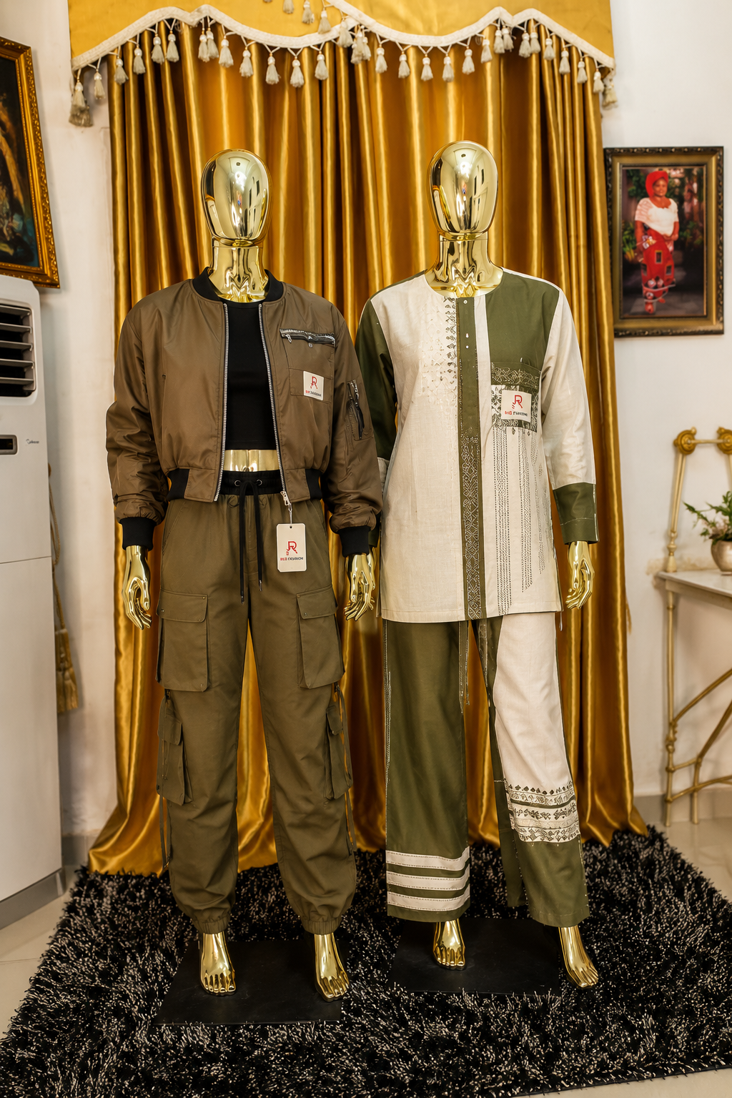 Red Fashion fresh Gen Z collection look